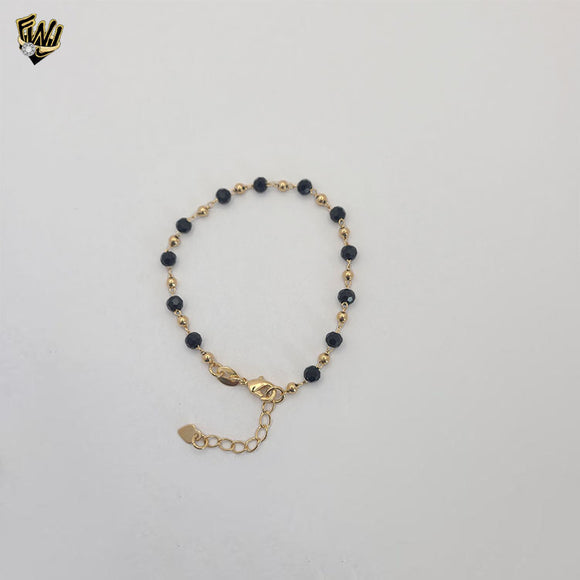 (1-0744) Gold Laminate - 4.5mm Beads and Balls Bracelet - BGF