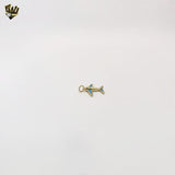 (1-2195-2) Gold Laminate - Airplane Pendant - BGO