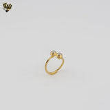 (1-3076) Gold Laminate - Pearl Ring - BGF