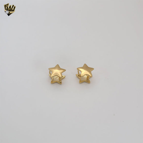 (1-2692-4) Gold Laminate - Solid Star Hoops - BGF