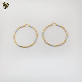 (1-2773-1) Laminado Dorado - Aros Tres Tonos - BGO