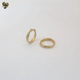(1-3008-3) Gold Laminate - Twisted Ring - BGF
