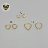 (1-2526-1) Laminado Dorado - Huggies Corazón Liso - BGF