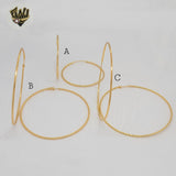 (1-2874) Gold Laminate - Plain Hoops - BGO