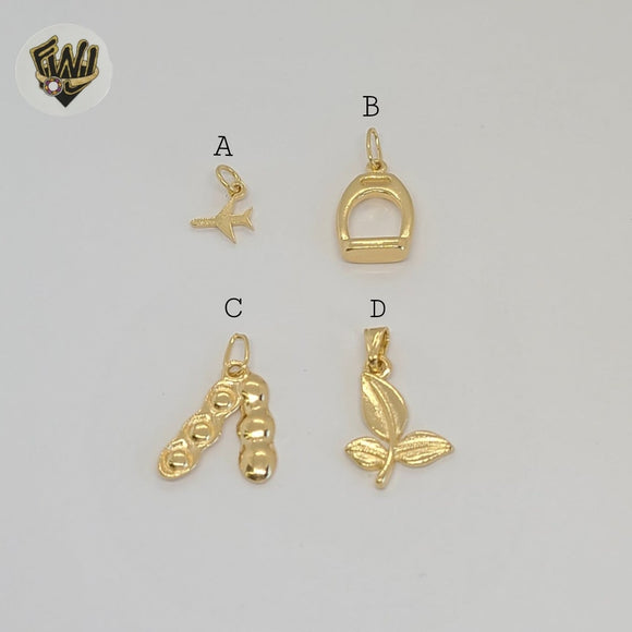 (1-2121) Gold Laminate - Plain Pendants - BGF