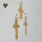 (4-2341) Stainless Steel - Cross Pendants.