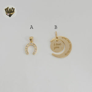 (1-2446) Gold Laminate - Pendants - BGF