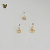 (1-2001) Gold Laminate - Tiny Pendants - BGF