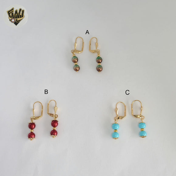 (1-1070-1) Gold Laminate Earrings - BGF
