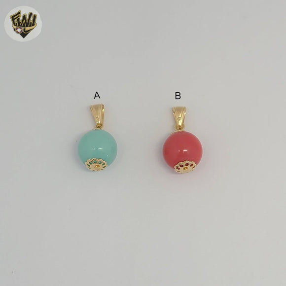 (1-2337-1) Gold Laminate - Beads Pendants - BGF