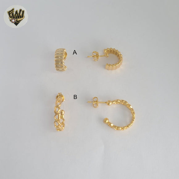 (1-2964-1) Gold Laminate -  Half Hoops - BGF