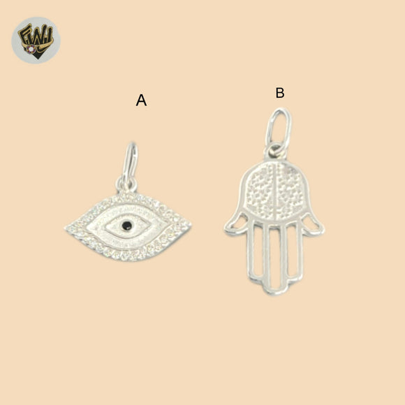 (2-1234) 925 Sterling Silver - Protection Pendants.