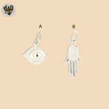 (2-1234) 925 Sterling Silver - Protection Pendants.