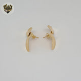 (1-1210-2) Gold Laminate - Petal Earrings- BGF