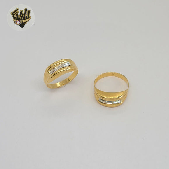 (1-3052-3) Gold Laminate - Zircon Ring - BGO