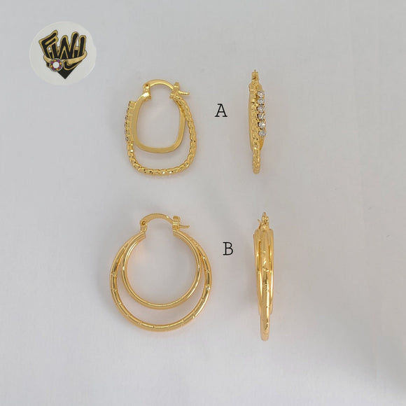 (1-2727-2) Gold Laminate - Alternative Hoops - BGO