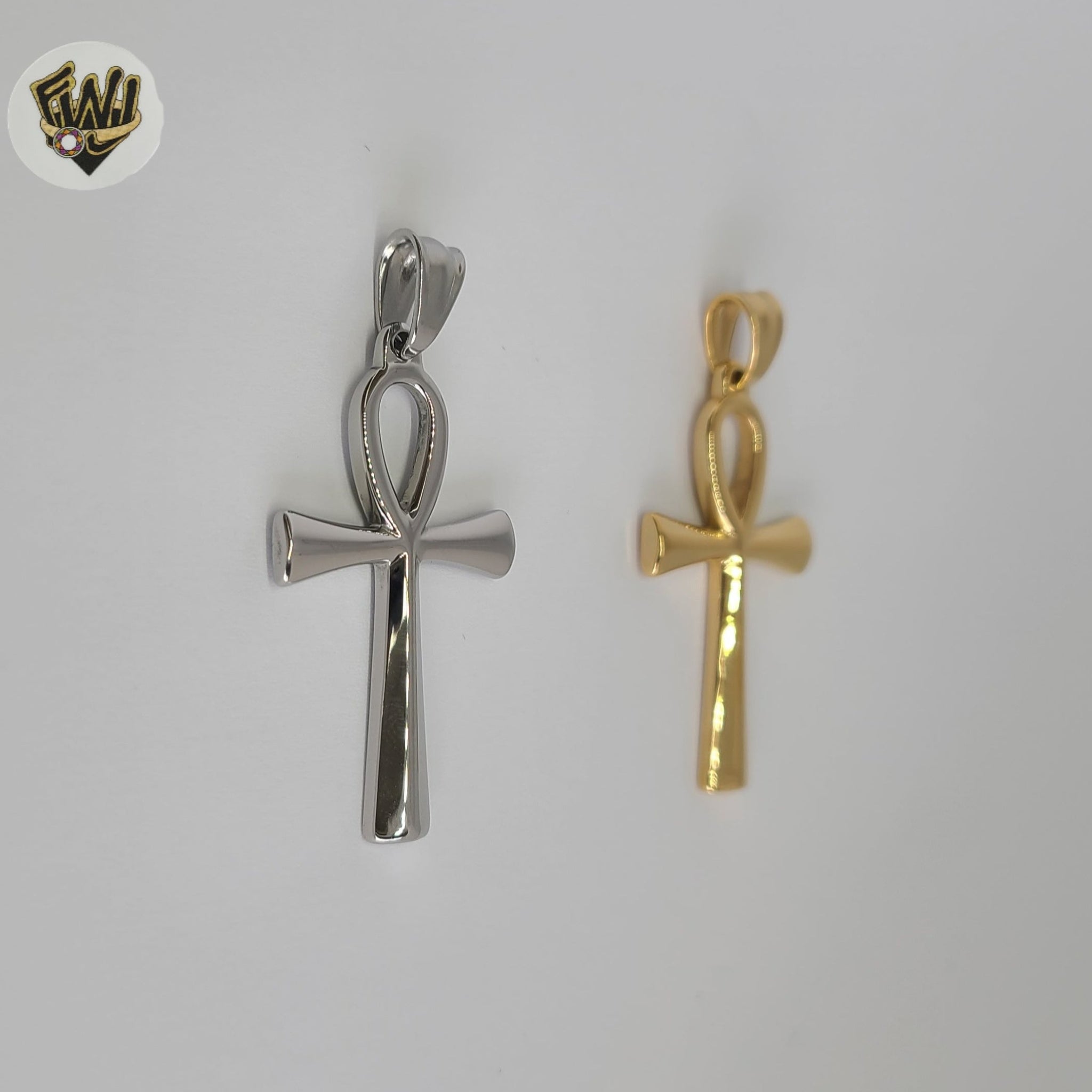 (4-2375) Stainless Steel Ankh Cross