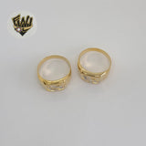 (1-3043) Gold Laminate - Two Tone Ring - BGF