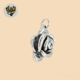 (2-1556) 925 Sterling Silver - Chunky Flower Pendants.