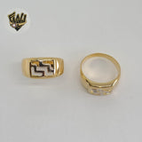 (1-3043) Gold Laminate - Two Tone Ring - BGF