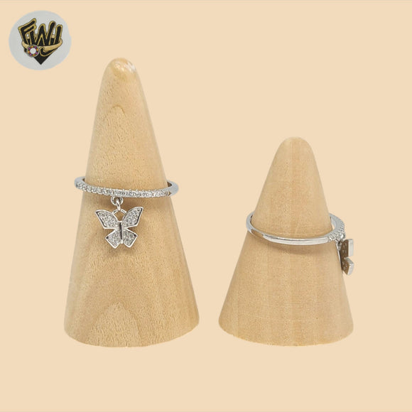 (2-5017) Plata de Ley 925 - Anillo Luna y Estrella