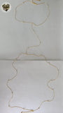 (1-6040-1) Laminado de Oro - Collar de cadena corporal - BGF