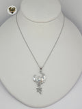 (4-7004-1) Stainless Steel - 1.5mm Link Phoenix Necklace - 15.5"