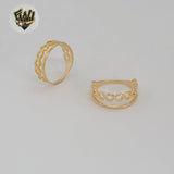 (1-3063-3) Gold Laminate - Double Infinity Ring - BGF