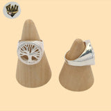 (2-5065) 925 Sterling Silver - Tree of Live Ring