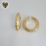 (1-2755-5) Gold Laminate - Chunky Greek Hoops - BGO