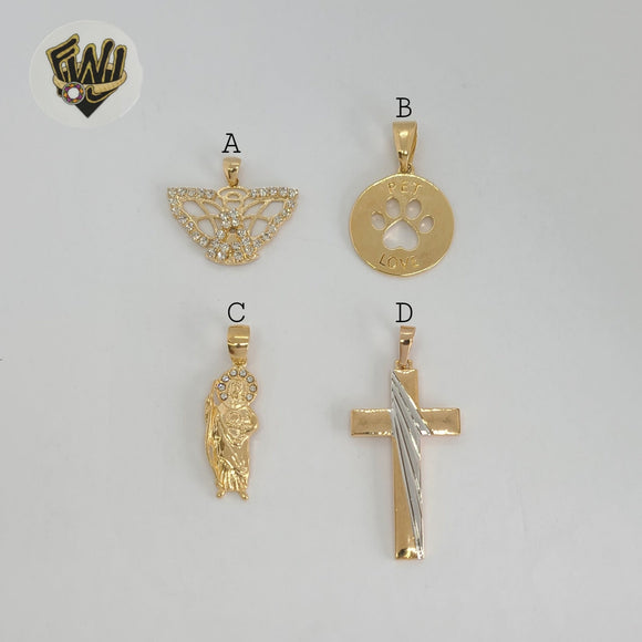 (1-2327) Gold Laminate Pendants - BGF