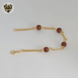 (1-0775-4)Gold Laminate - 3mm Venturina Bracelet - 7.5" - BGF