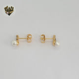 (1-1059) Gold Laminate Earrings - BGO