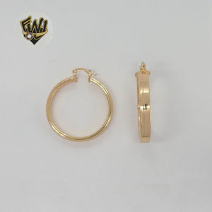 (1-2745) Gold Laminate - Plain Hoops - BGO