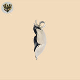 (2-1555) 925 Sterling Silver - Flower Pendant.