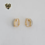 (1-1211-4) Laminado Oro - Pendientes Clip - BGF