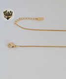 (1-6469-C) Gold Laminate - Flower Tie Necklace - BGO