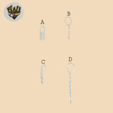 (2-1206) 925 Sterling Silver - Small Pendants.