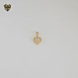 (1-2084-1) Gold Laminate- Heart Pendants - BGF