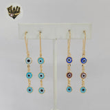 (1-1238-2) Gold Laminate - Long Earrings - BGF