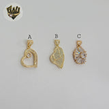 (1-2288) Gold Laminate Pendants - BGO