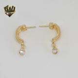 (1-2930-1) Laminado Oro - Medio Aros Circón - BGF