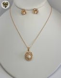(1-6295-1) Gold Laminate - Pearl Set - BGO