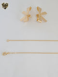 (1-6187) Gold Laminate -  Bow Set - BGF