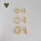 (1-2540) Gold Laminate Hoops - BGO