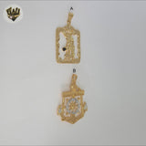 (1-2303) Gold Laminate Pendants - BGO