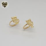 (1-3052-1) Gold Laminate - Owl Ring - BGO