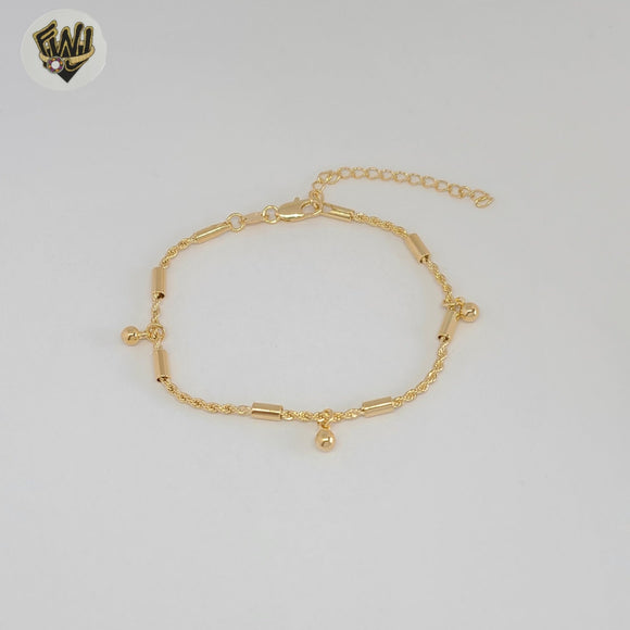 (1-0790-1) Gold Laminate - 2mm Alternative Rope Bracelet - BGF