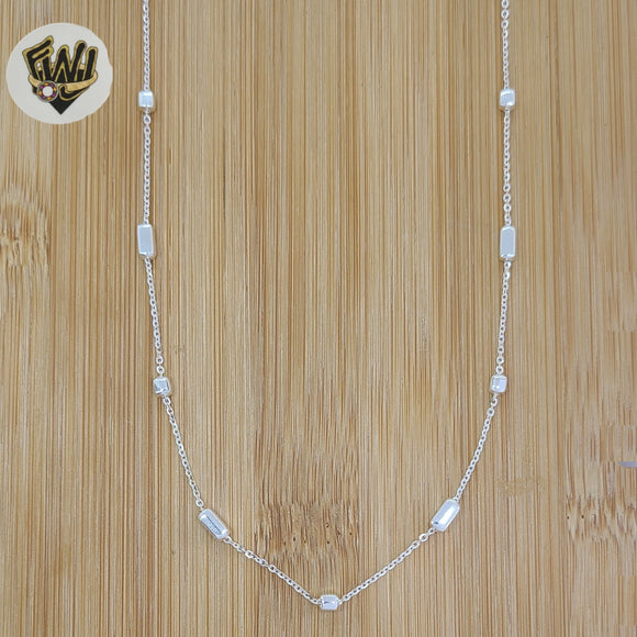 (2-8048-A) 925 Sterling Silver - 3mm Alternative Rolo Link Chain.