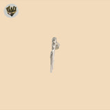 (2-1394) 925 Sterling Silver -Horses Pendant.